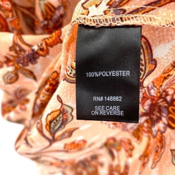 Torrid Lexie Babydoll Pink Floral Sheer Chiffon Tunic Blouse - Picture 11 of 11